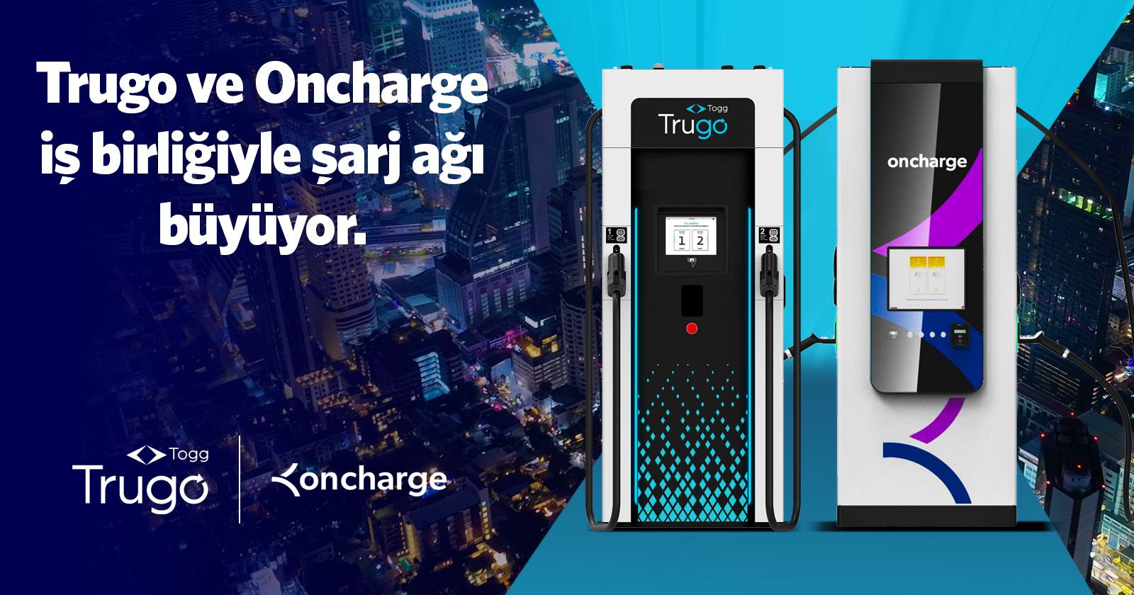 Trugo ve Oncharge İş Birliğiyle Şarj Ağı Büyüyor